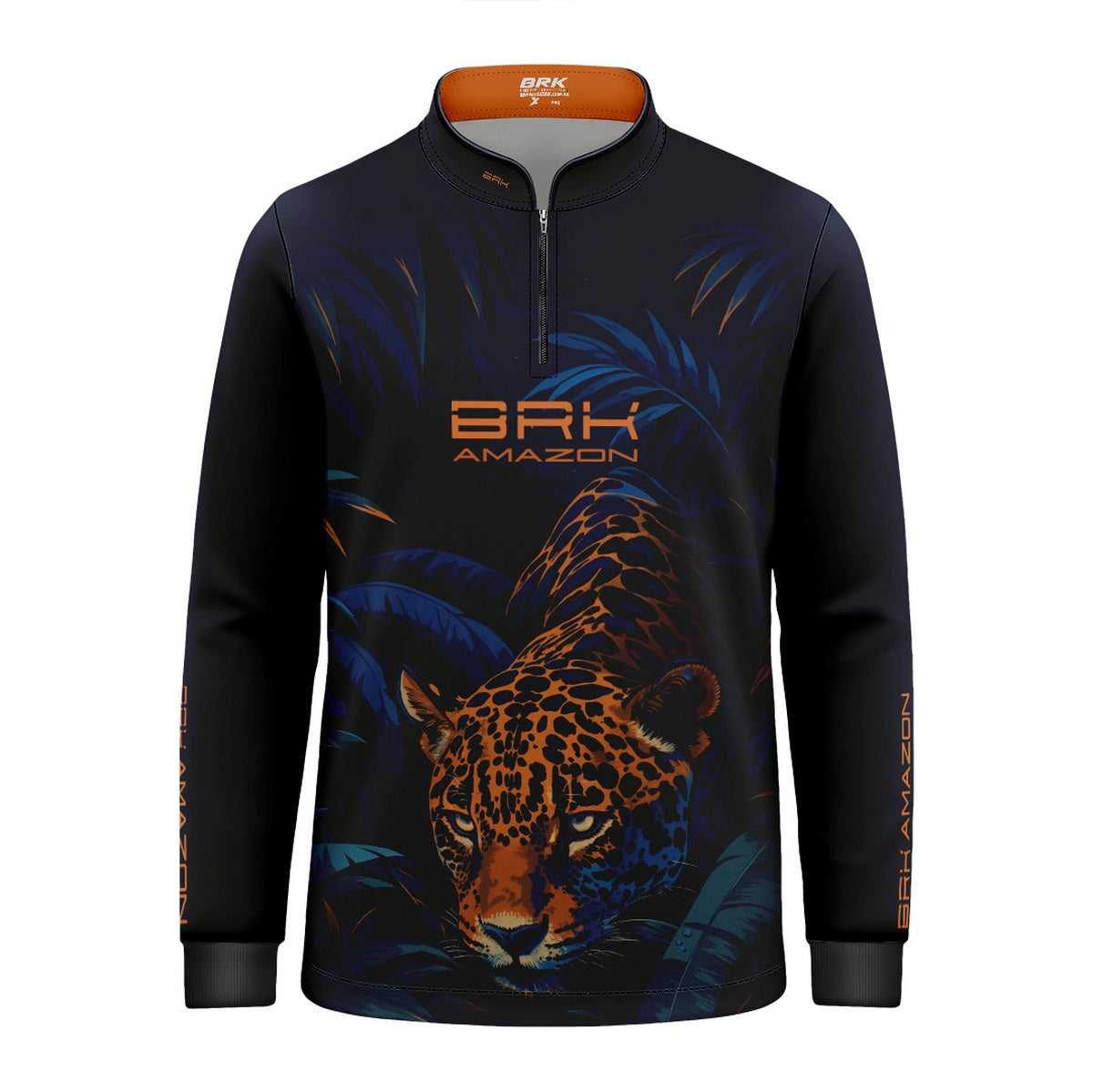 Camisa Agro Infantil Brk Amazon Onça Azul com Proteção UV50 - Brk Agro