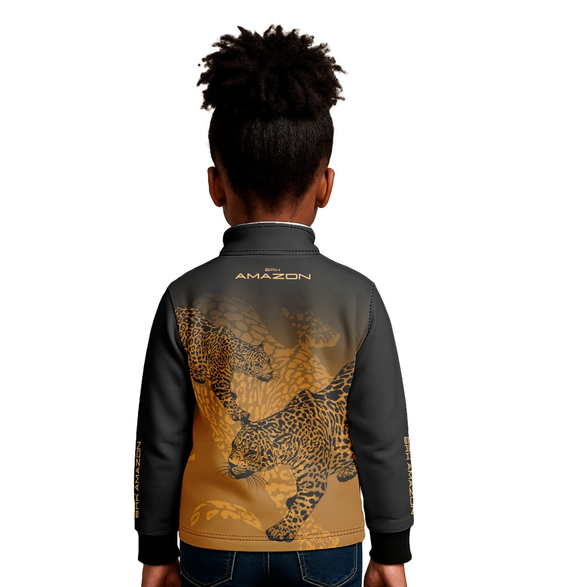 Camisa Agro Infantil Brk Amazon Onça com Proteção UV50 - Brk Agro