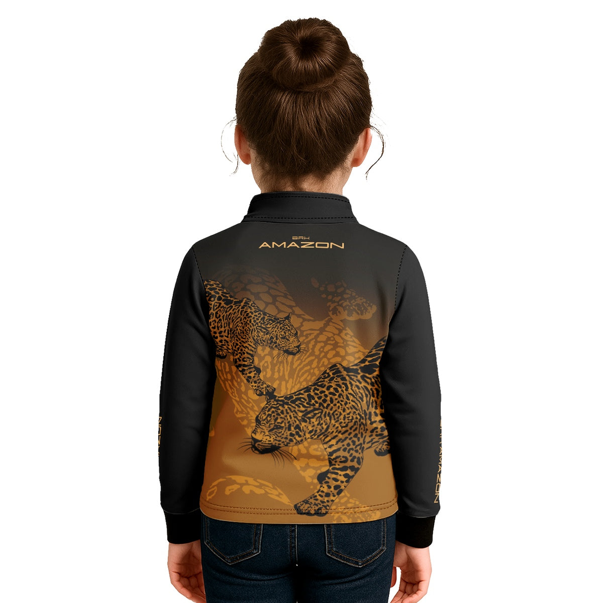 Camisa Agro Infantil Brk Amazon Onça com Proteção UV50 - Brk Agro