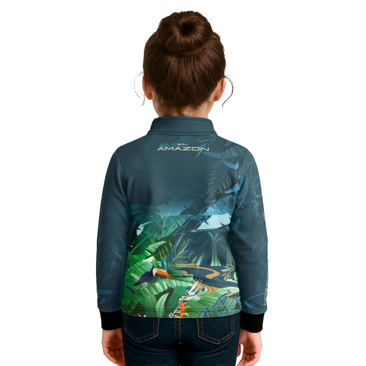 Camisa Agro Infantil Brk Amazon Fauna e Flora com Proteção UV50 - Brk Agro
