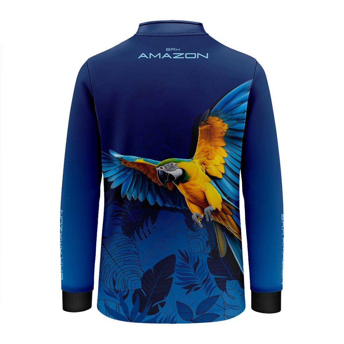 Camisa Agro Infantil Brk Amazon Arara Azul com Proteção UV50 - Brk Agro