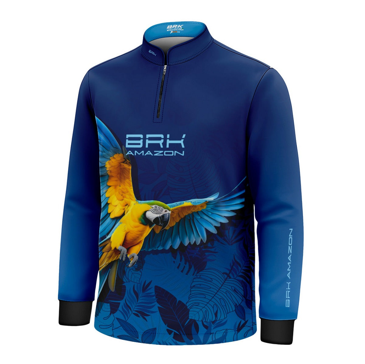 Camisa Agro Infantil Brk Amazon Arara Azul com Proteção UV50 - Brk Agro