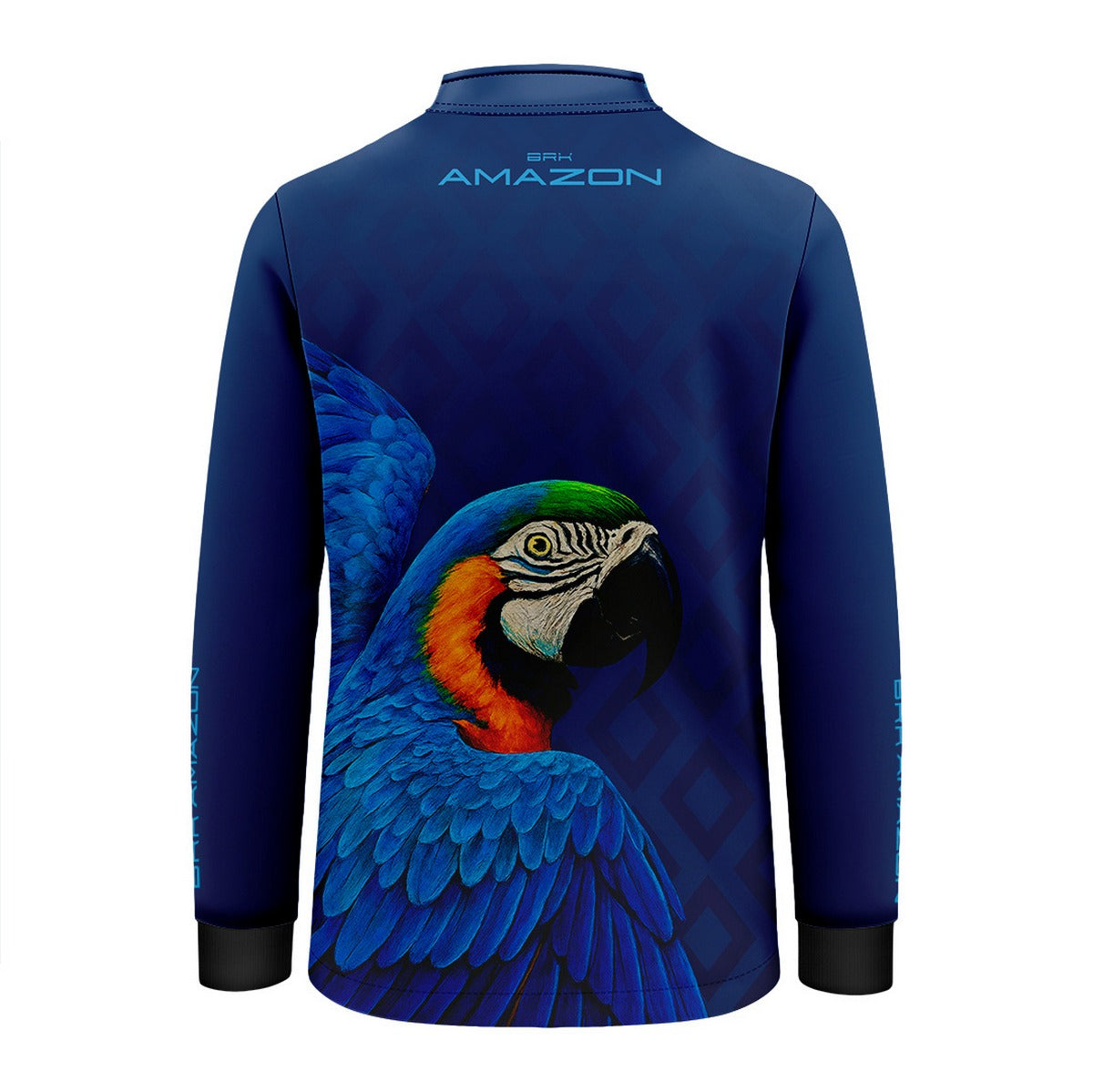 Camisa Agro Infantil Brk Amazon Arara Azul com Proteção UV50 - Brk Agro