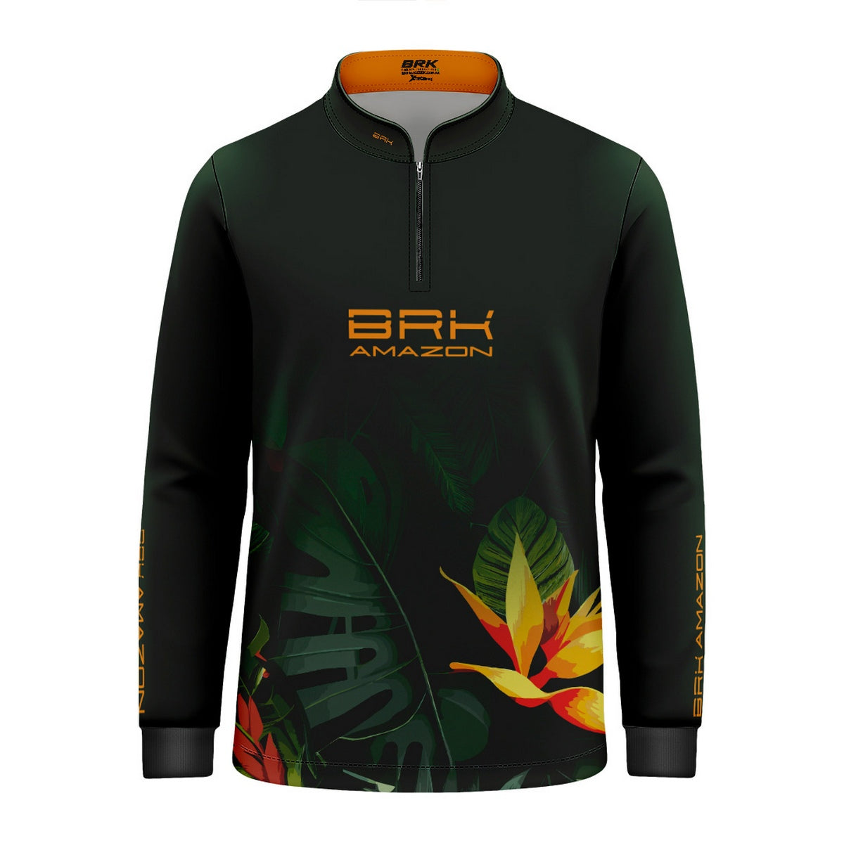 Camisa Agro Infantil Brk Amazon Verde Folhagem com Proteção UV50 - Brk Agro