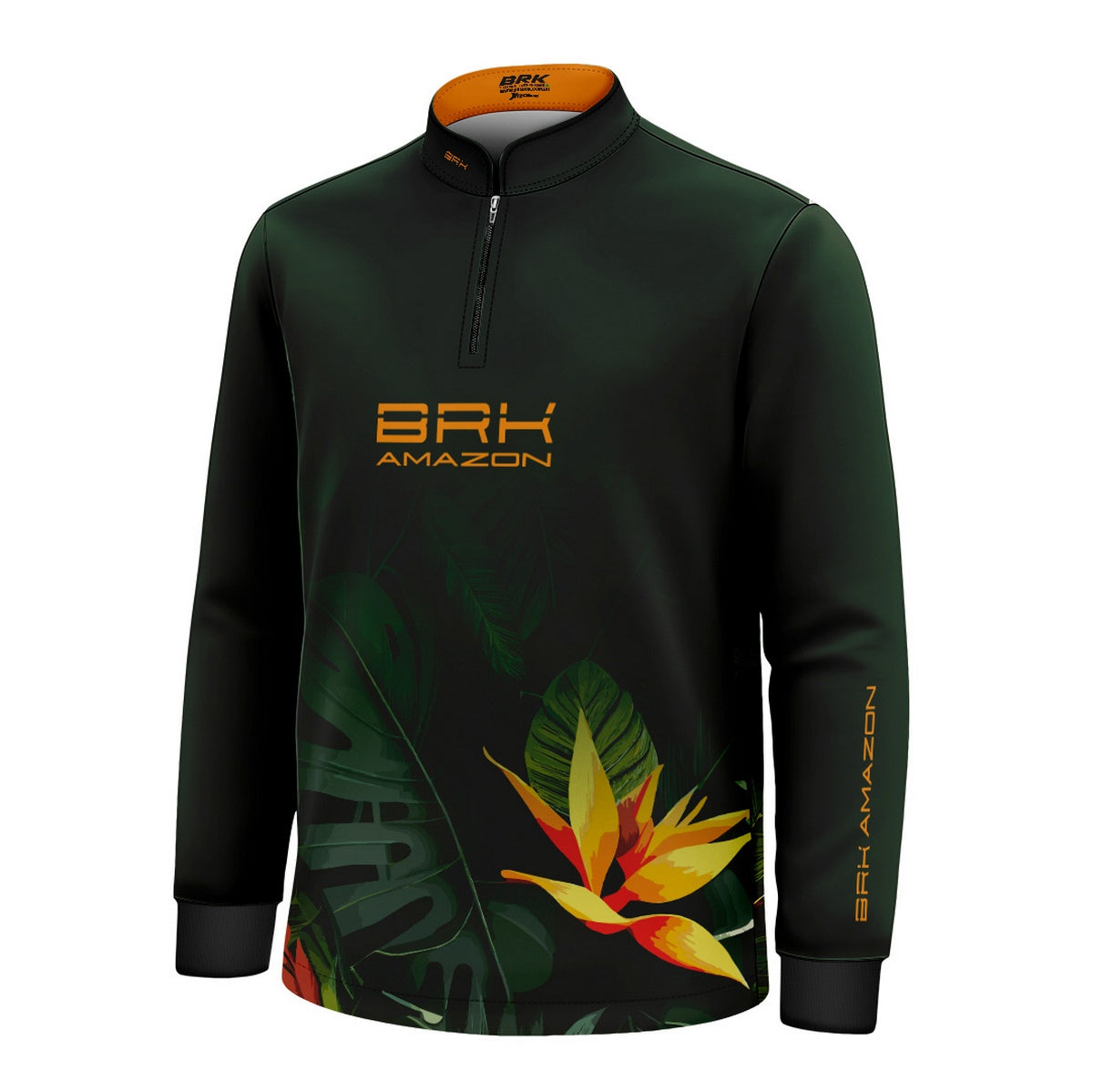 Camisa Agro Infantil Brk Amazon Verde Folhagem com Proteção UV50 - Brk Agro