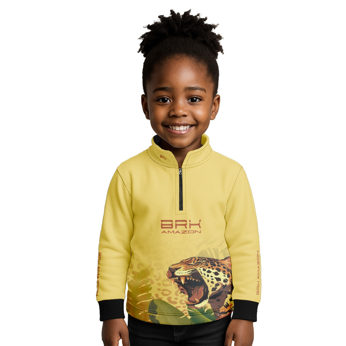 Camisa Agro Infantil Brk Amazon Onça com Proteção UV50 - Brk Agro