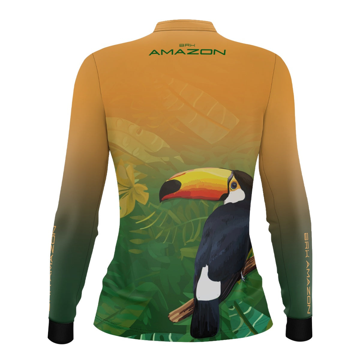 Camisa Agro Feminina Brk Amazon Tucano Floral com Proteção UV50