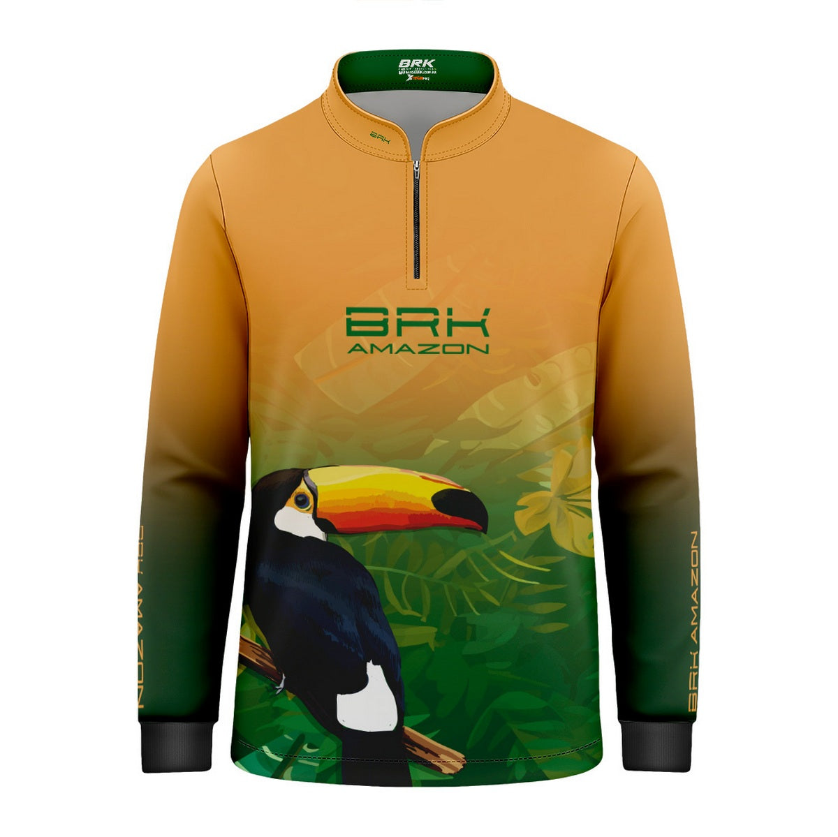 Camisa Agro Infantil Brk Amazon Tucano Floral com Proteção UV50 - Brk Agro