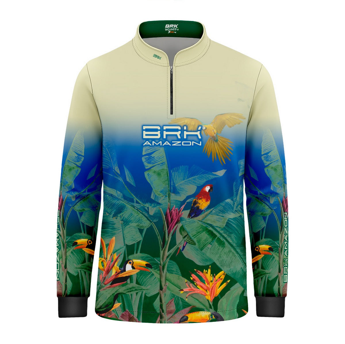 Camisa Agro Infantil Brk Amazon Araras e Tucanos com Proteção UV50 - Brk Agro