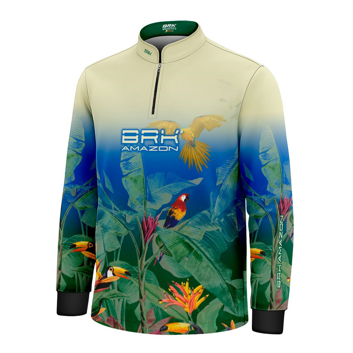 Camisa Agro Infantil Brk Amazon Araras e Tucanos com Proteção UV50 - Brk Agro