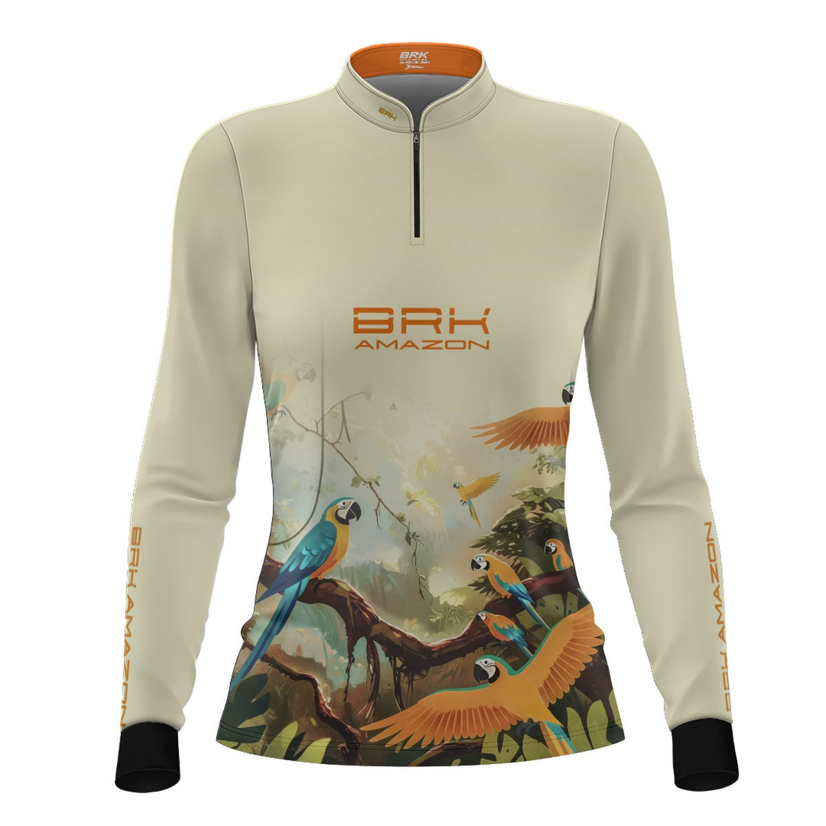 Camisa Agro Feminina Brk Amazon Araras com Proteção UV50