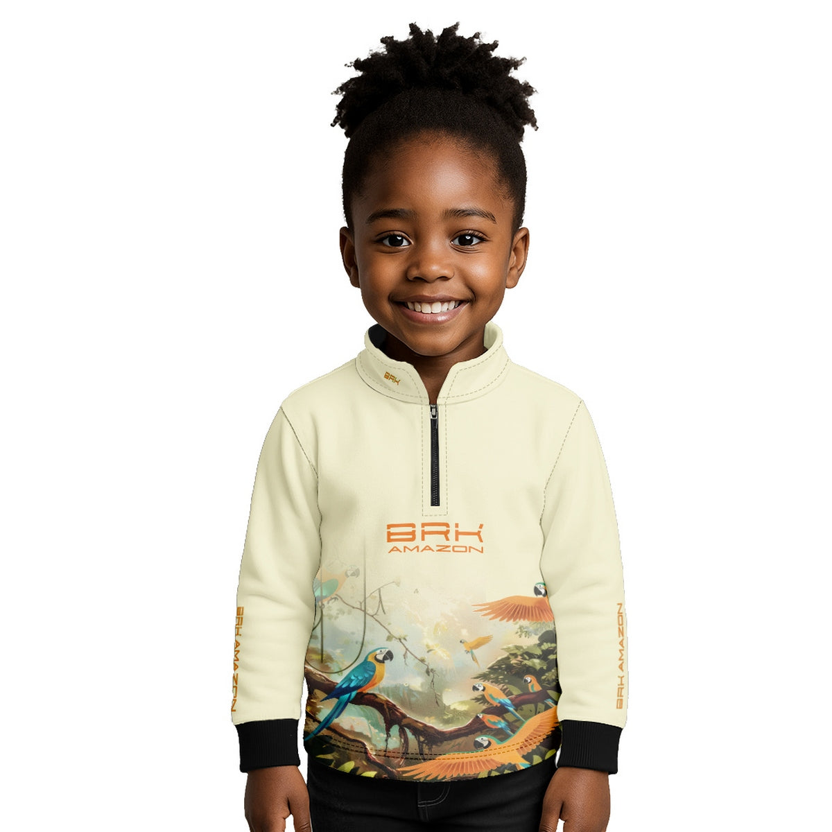 Camisa Agro Infantil Brk Amazon Araras com Proteção UV50 - Brk Agro