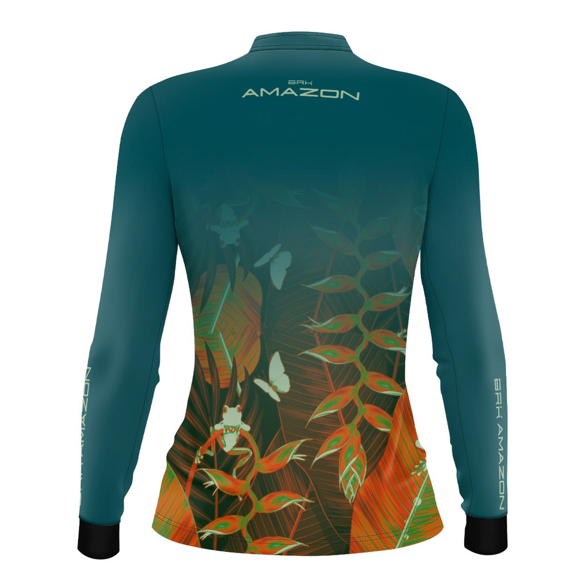 Camisa Agro Feminina Brk Amazon Folhas com Proteção UV50