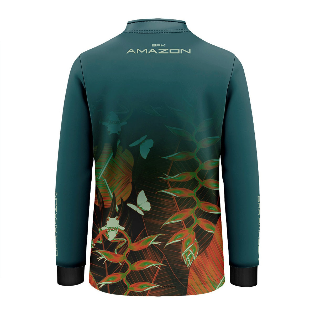 Camisa Agro Infantil Brk Amazon Folhas com Proteção UV50 - Brk Agro