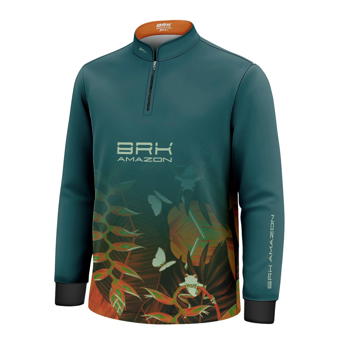 Camisa Agro Infantil Brk Amazon Folhas com Proteção UV50 - Brk Agro