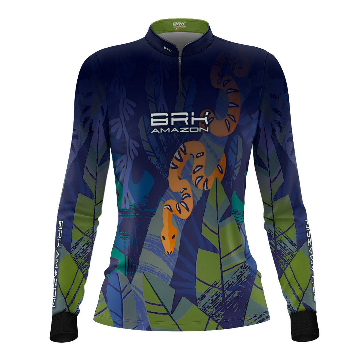 Camisa Agro Feminina Brk Amazon Cobra com Proteção UV50