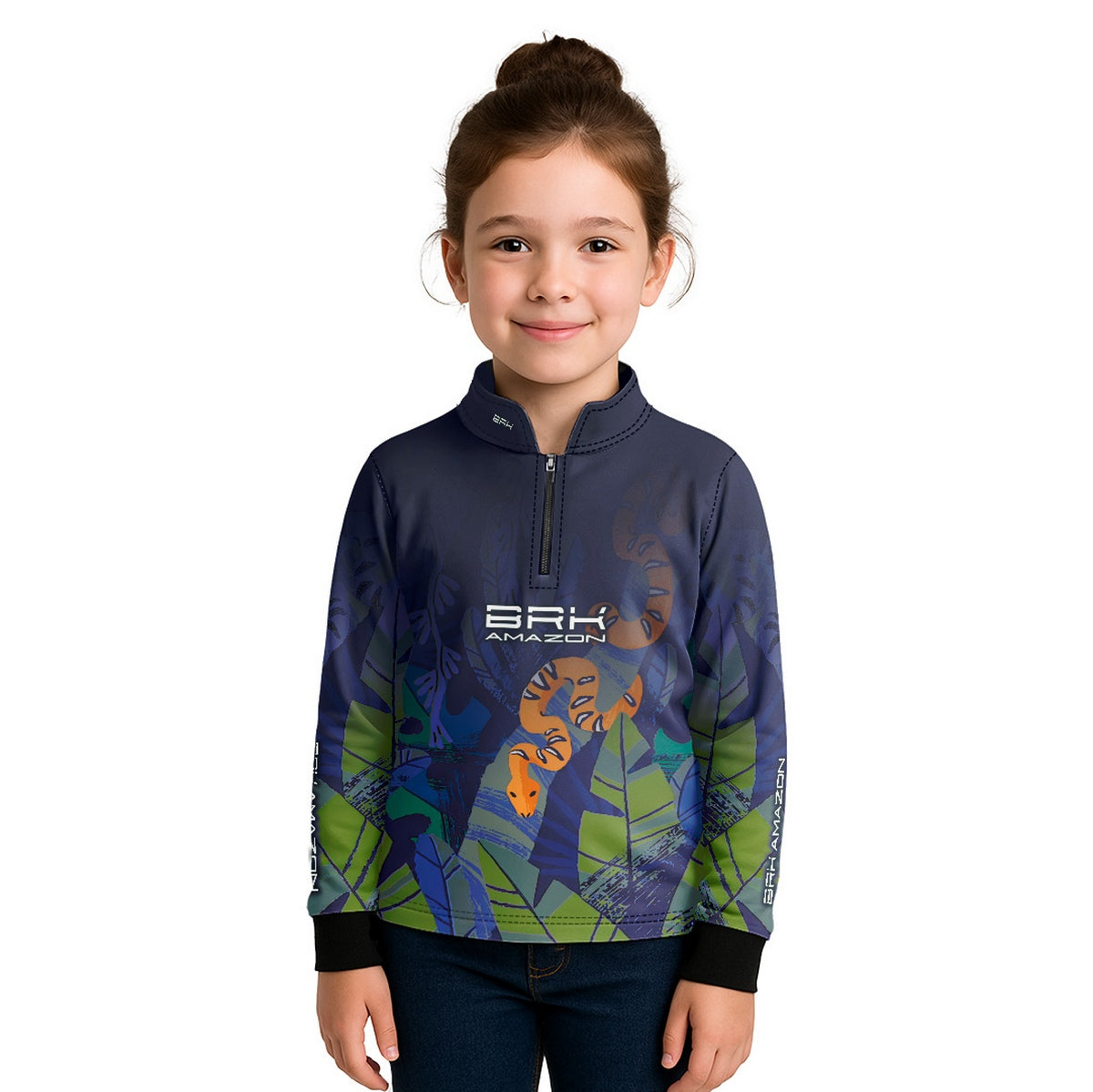 Camisa Agro Infantil Brk Amazon Cobra com Proteção UV50 - Brk Agro