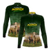 Camisa UV50 Agro Feminina Brk Eu sou do Agro Gados e Colheitadeira