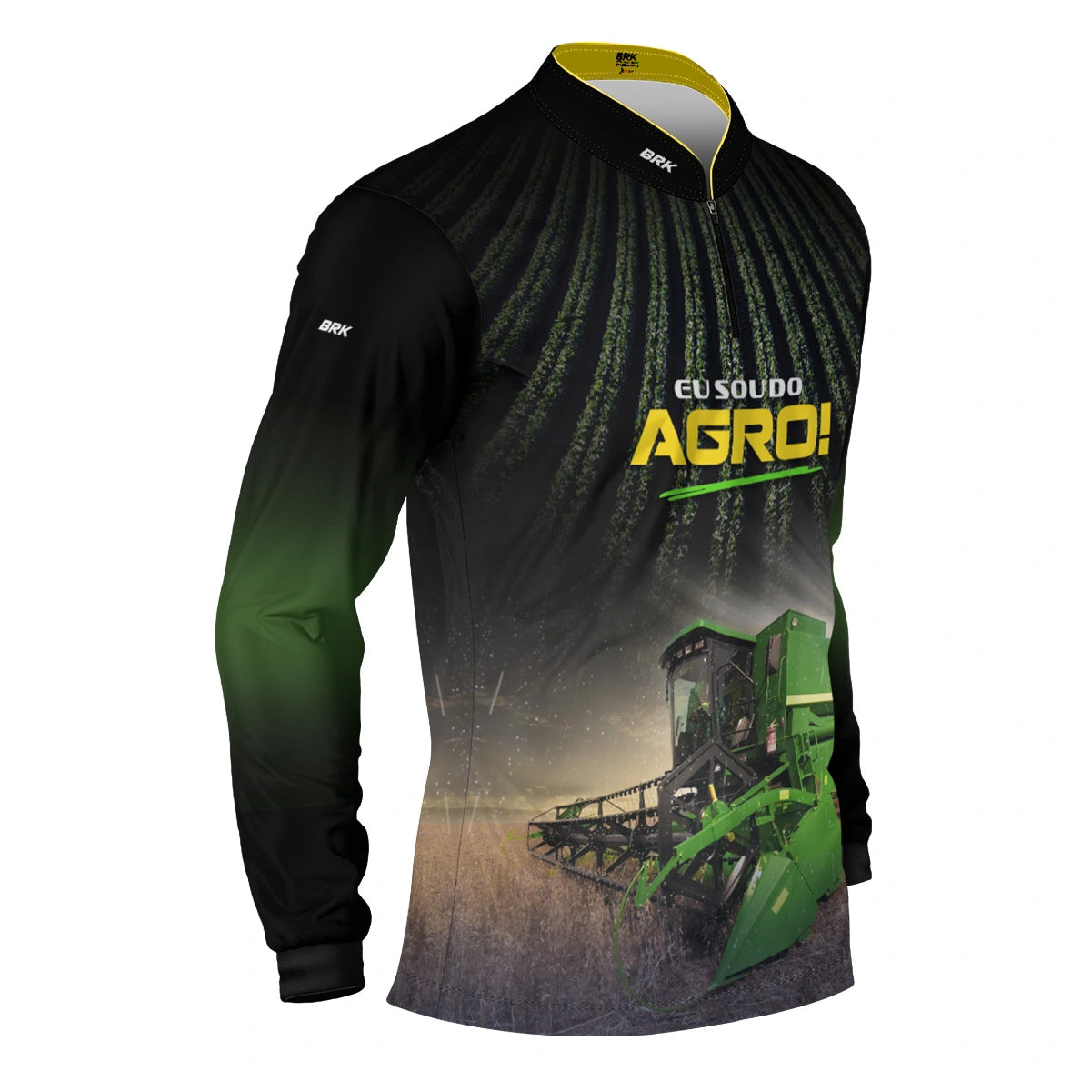 Camisa UV50 Agro Brk Eu sou do Agro Colheitadeira - Brk Agro