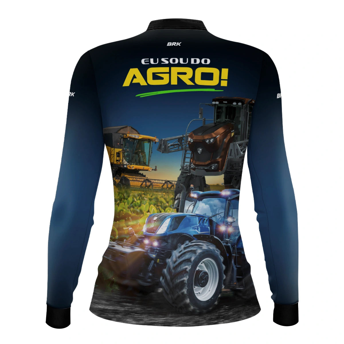 Camisa UV50 Agro Feminina Brk Eu sou do Agro Máquinas Agrícolas