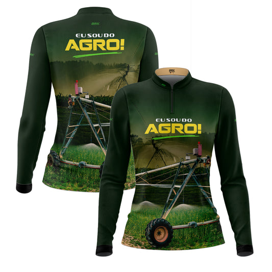Camisa UV50 Agro Feminina Brk Irrigação no Campo