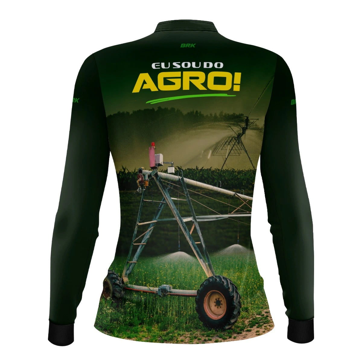 Camisa UV50 Agro Feminina Brk Eu Sou do Agro Irrigação no Campo - Brk Agro