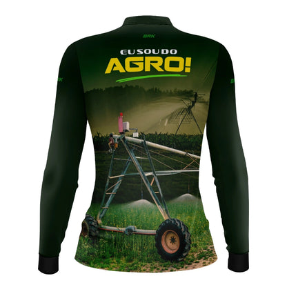Camisa UV50 Agro Feminina Brk Irrigação no Campo