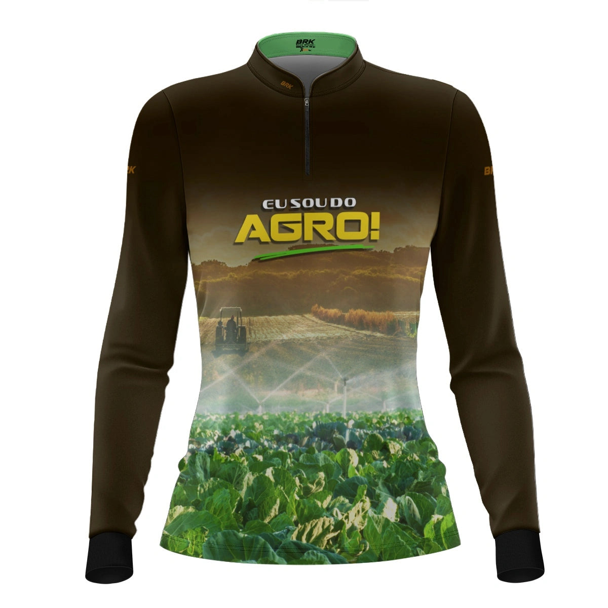 Camisa UV50 Agro Feminina Brk Eu Sou do Agro Irrigação e Aspersão - Brk Agro