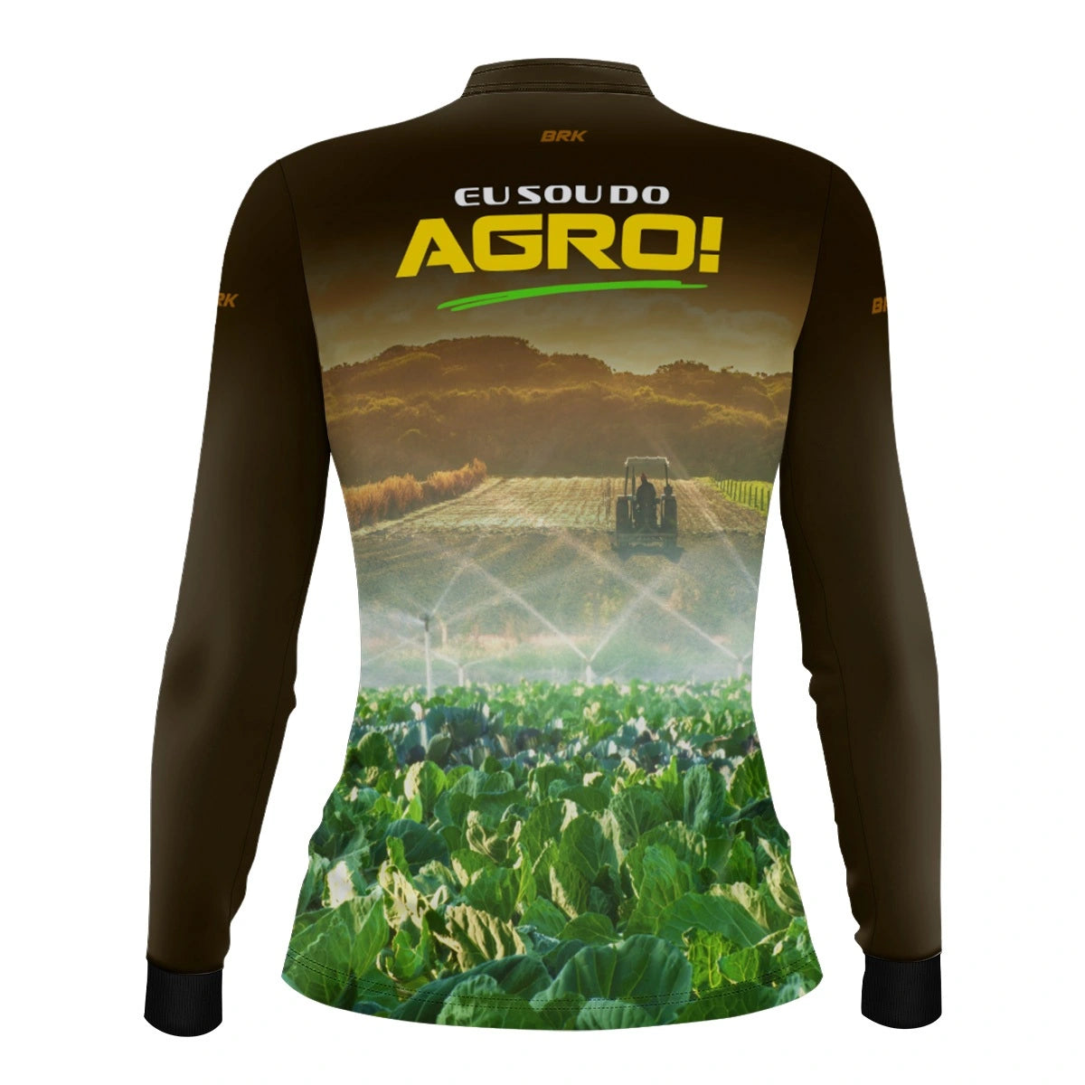 Camisa UV50 Agro Feminina Brk Eu Sou do Agro Irrigação e Aspersão - Brk Agro
