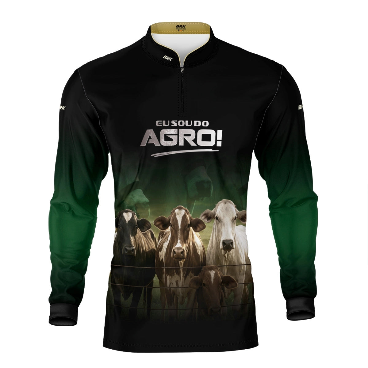 Camisa UV50 Agro Brk Eu Sou do Agro Gado Cruzado - Brk Agro