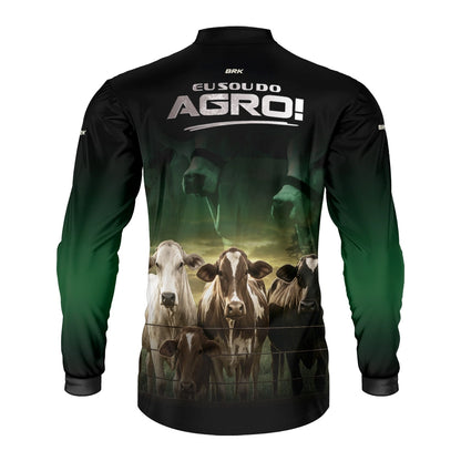 Camisa UV50 Agro Brk Eu Sou do Agro Gado Cruzado