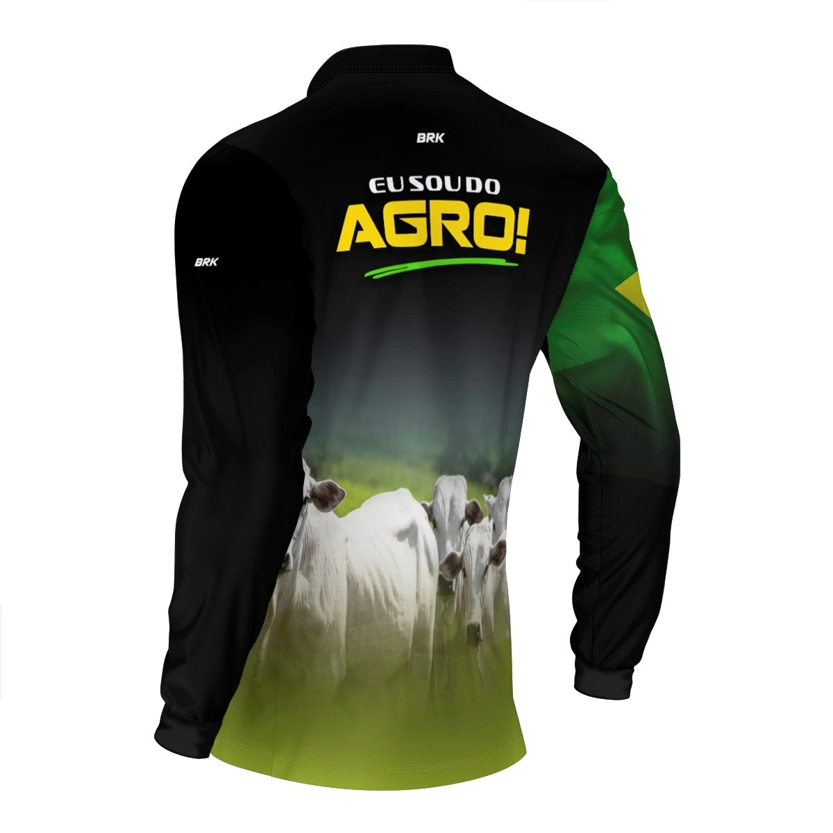 Camisa UV50 Agro Brk Eu Sou do Agro Animais Pecuária Brasil - Brk Agro