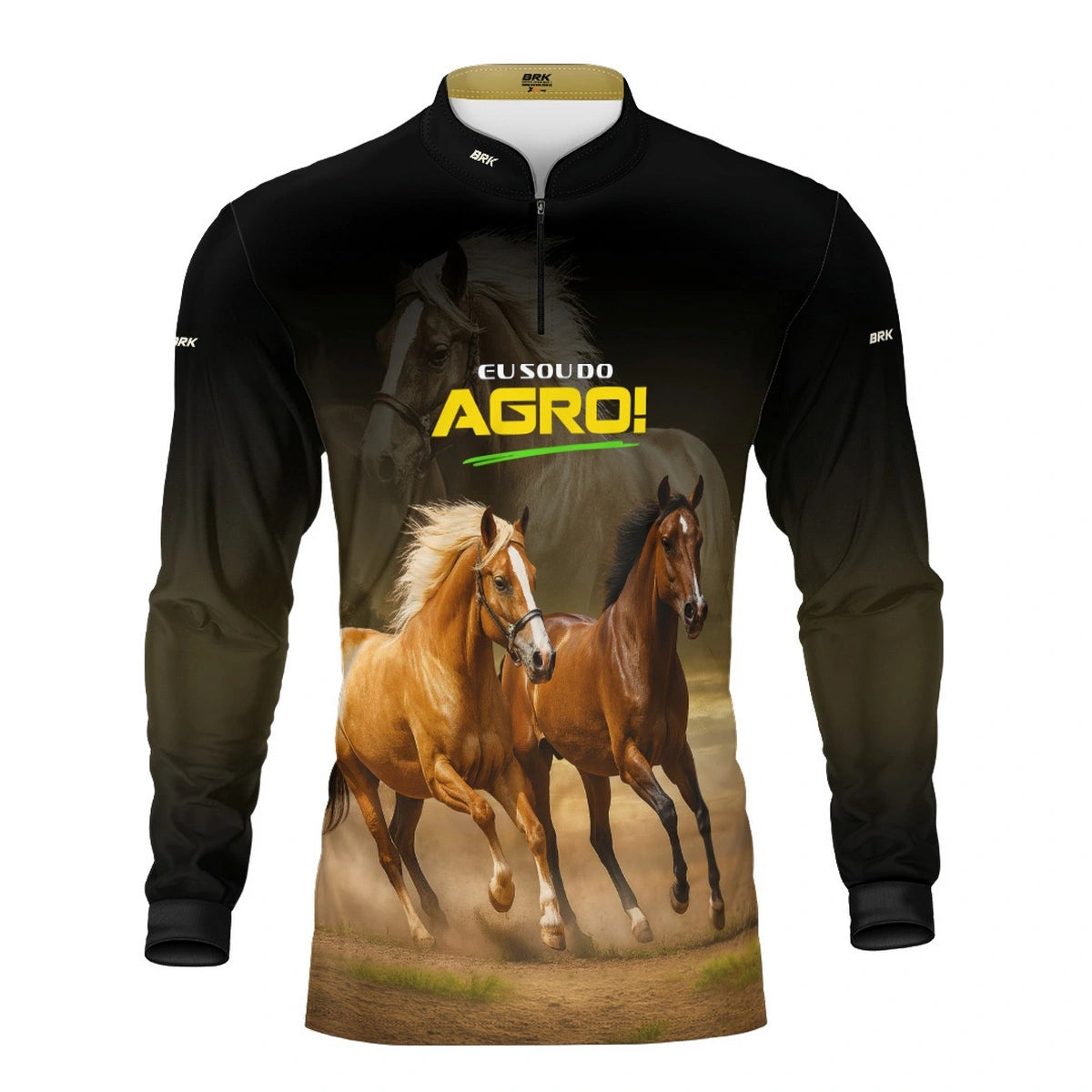 Camisa UV50 Agro Brk Eu Sou do Agro Cavalos