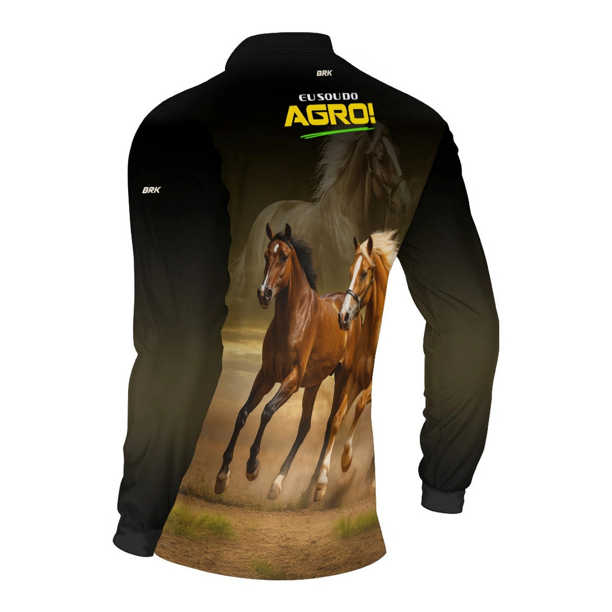 Camisa UV50 Agro Brk Eu Sou do Agro Cavalos - Brk Agro