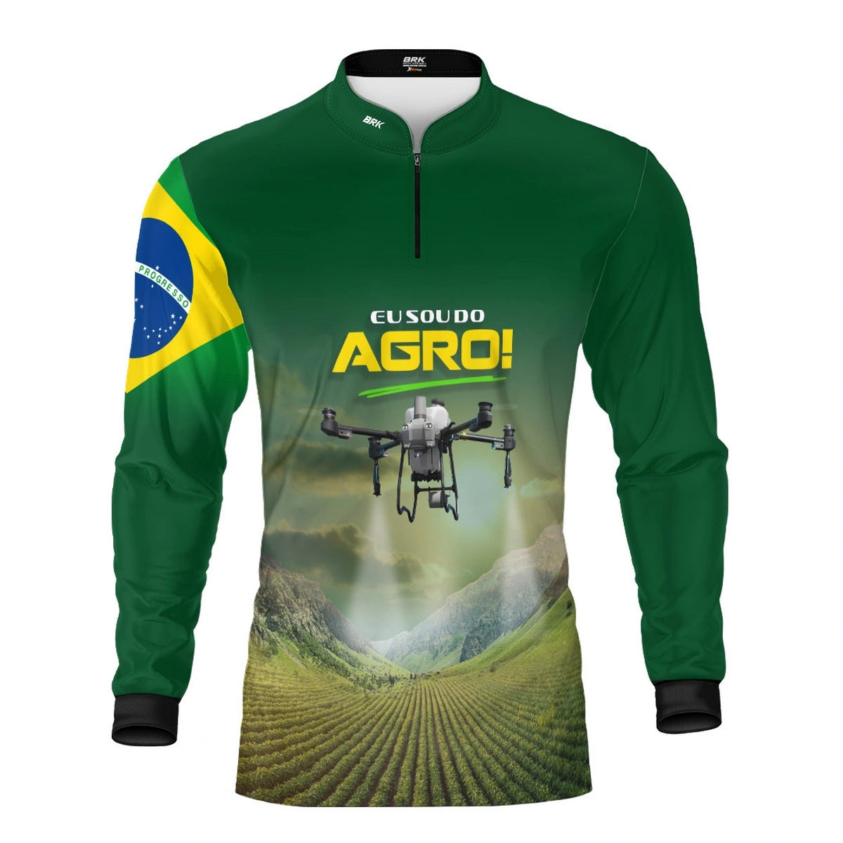 Camisa UV50 Agro Brk Eu Sou do Agro Drone - Brk Agro