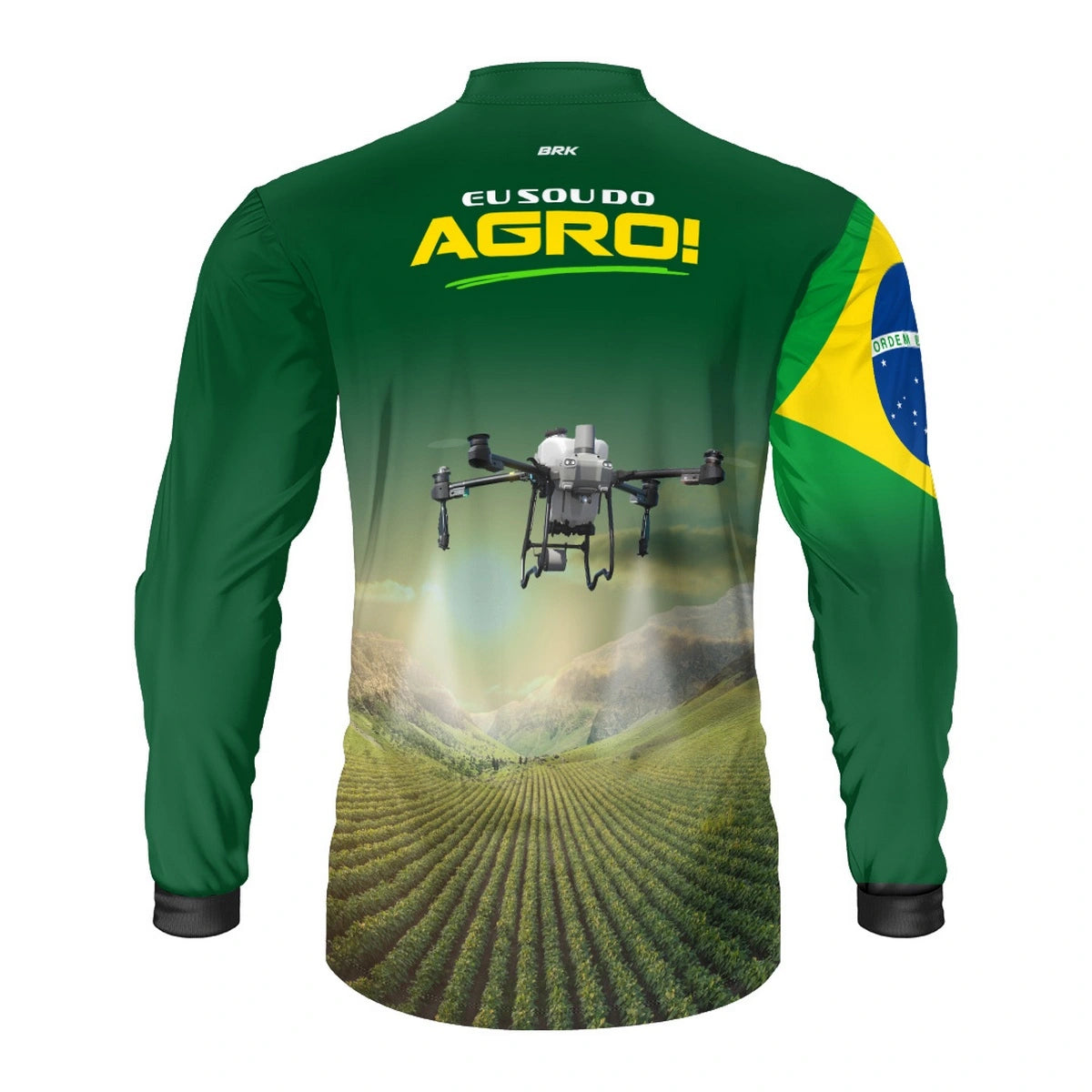 Camisa UV50 Agro Brk Eu Sou do Agro Drone - Brk Agro
