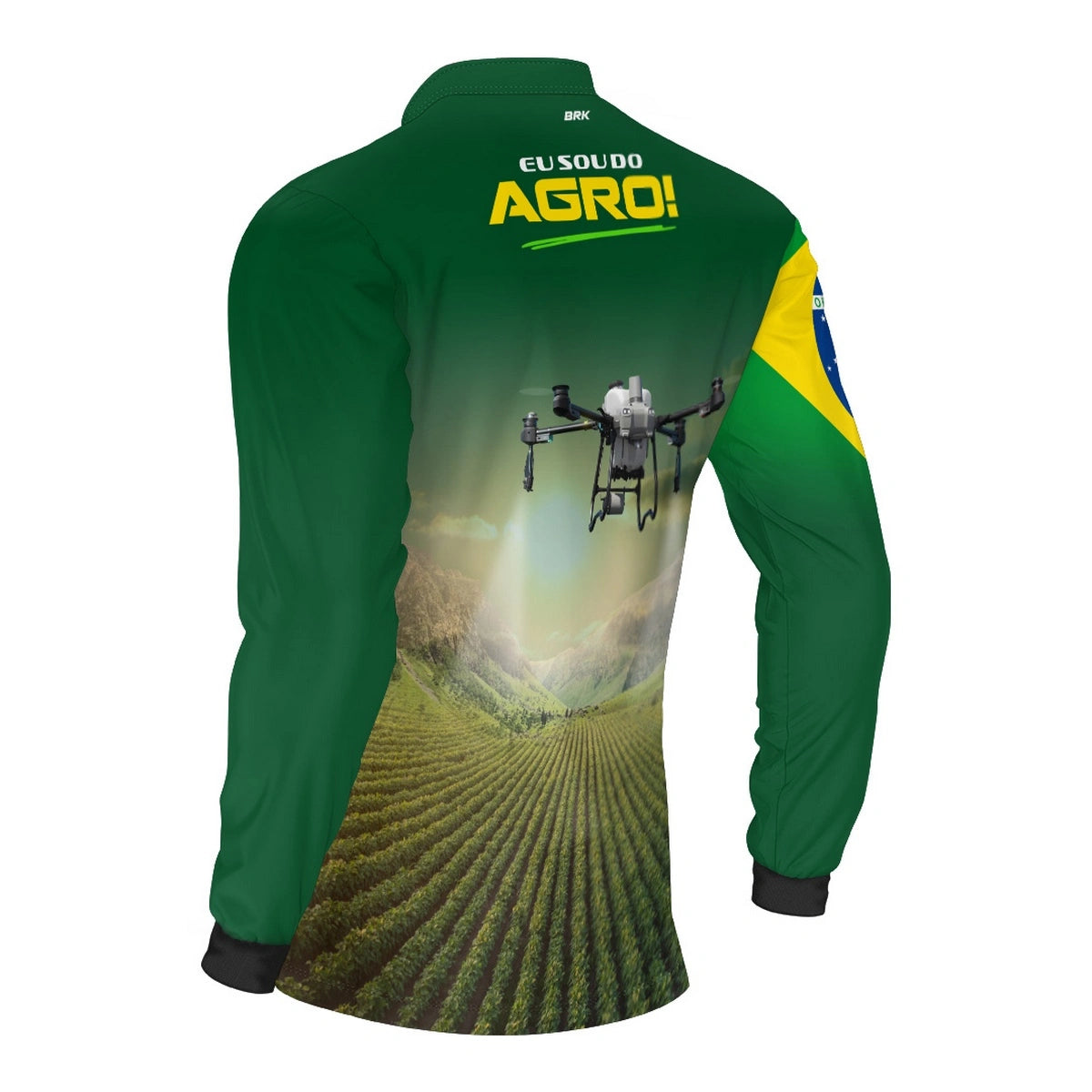 Camisa UV50 Agro Brk Eu Sou do Agro Drone - Brk Agro