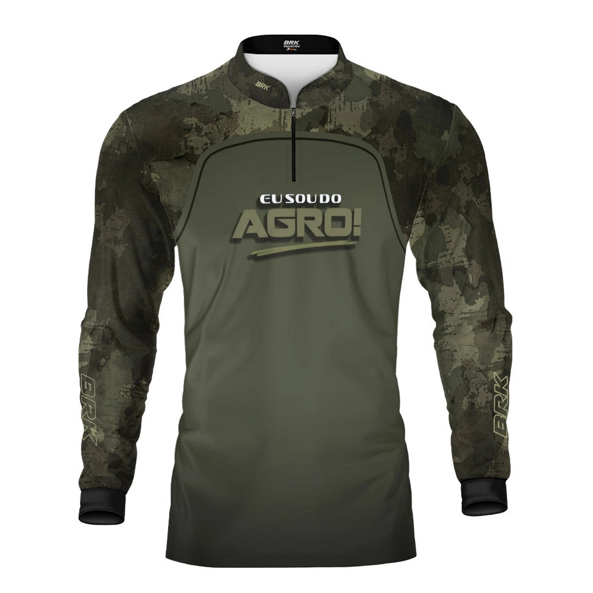 Camisa UV50 Agro Brk Eu Sou do Agro Básica Long Horn - Brk Agro