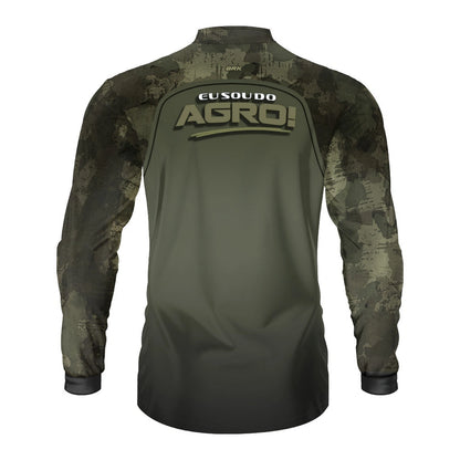 Camisa UV50 Agro Brk Eu Sou do Agro Básica Long Horn