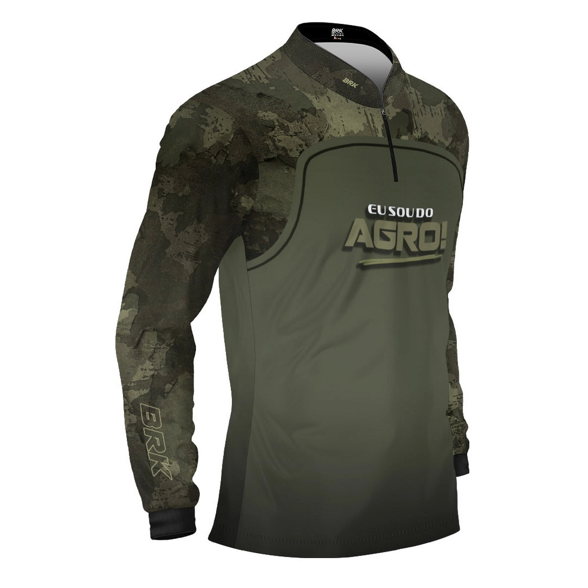 Camisa UV50 Agro Brk Eu Sou do Agro Básica Long Horn - Brk Agro