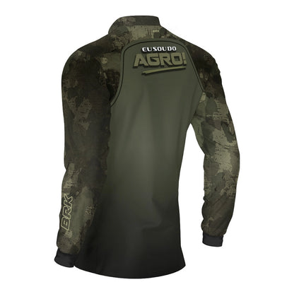 Camisa UV50 Agro Brk Eu Sou do Agro Básica Long Horn