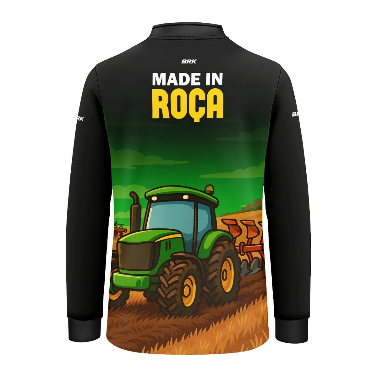 Camisa UV50 Agro Infantil Brk Made in Roça Trator - Brk Agro