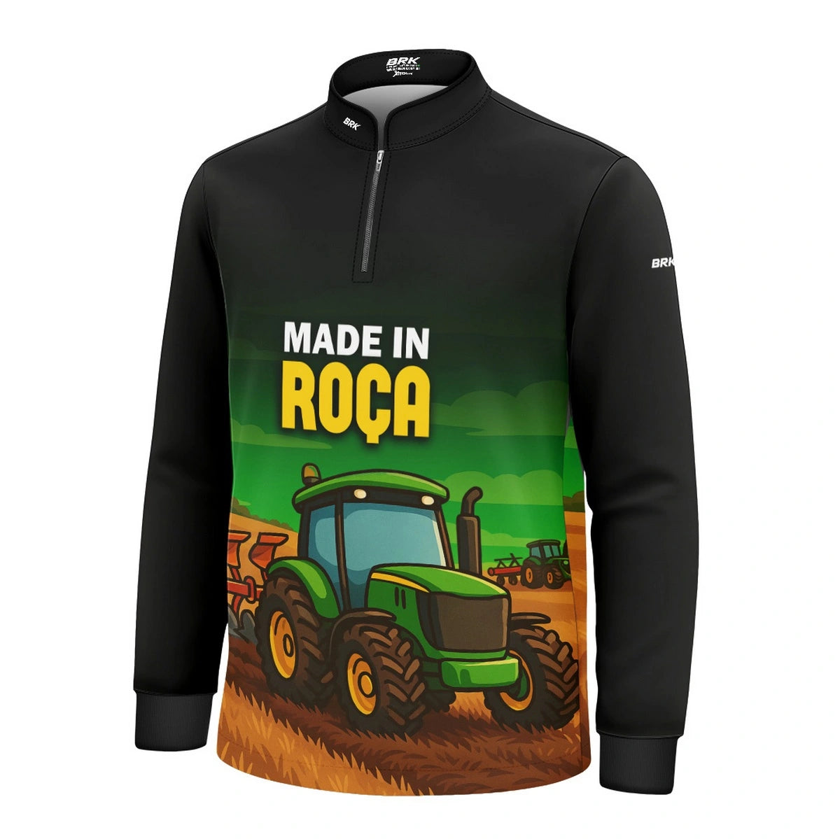 Camisa UV50 Agro Infantil Brk Made in Roça Trator - Brk Agro