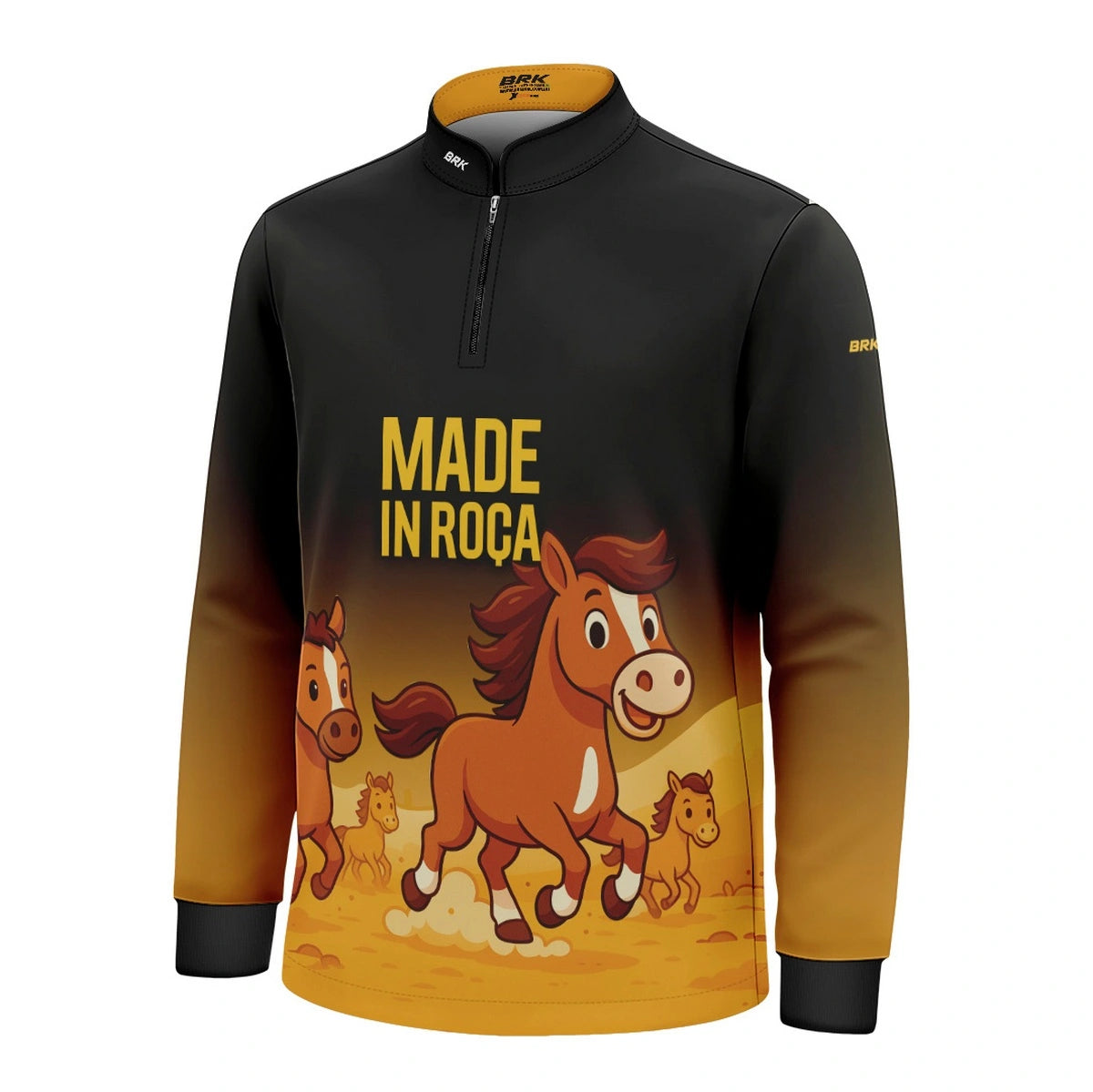 Camisa UV50 Agro Infantil Brk Made in Roça Cavalos - Brk Agro