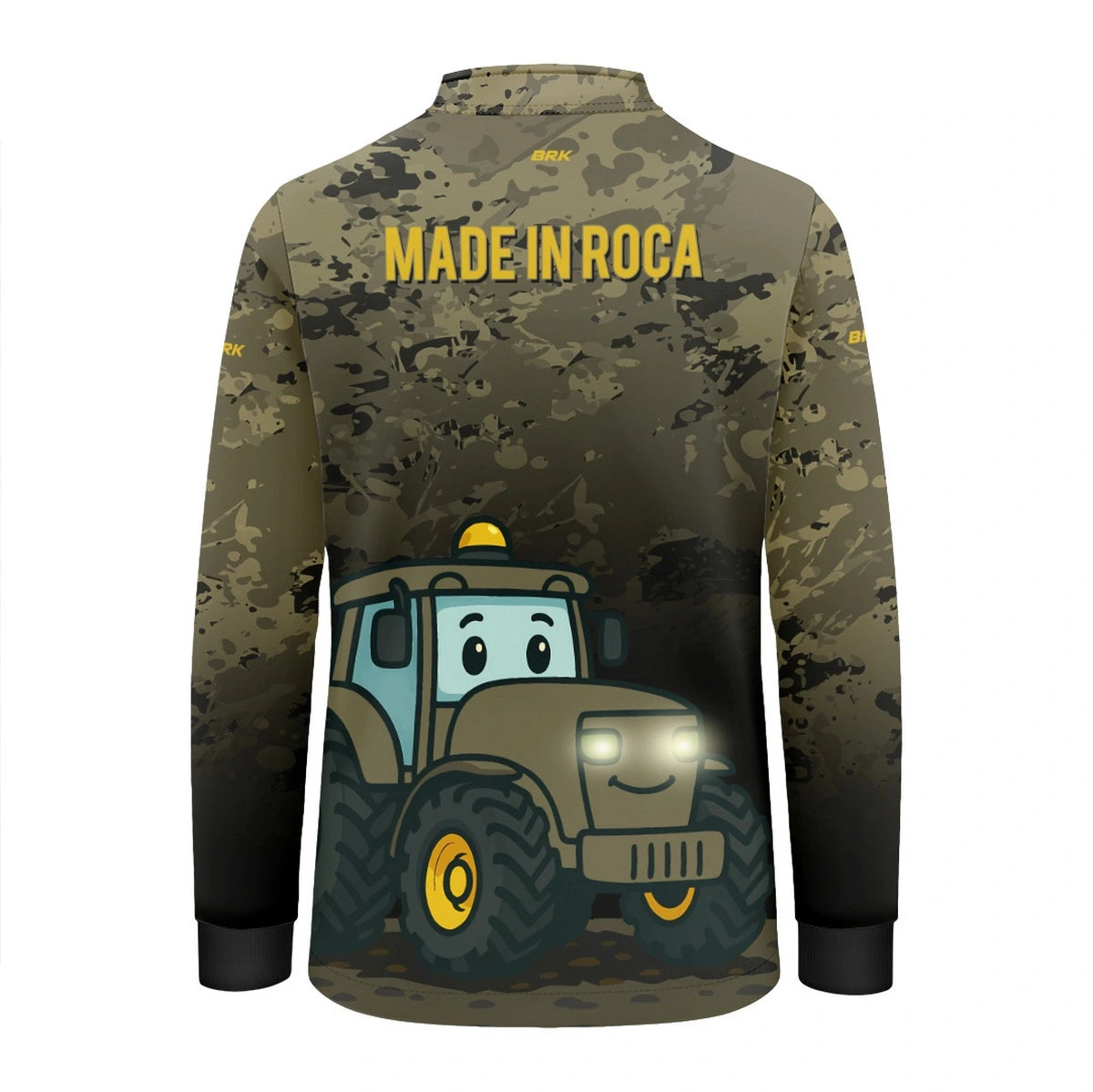 Camisa UV50 Agro Infantil Brk Made in Roça Camuflada - Brk Agro