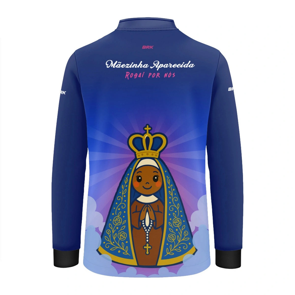 Camisa UV50 Agro Infantil Brk Mãezinha Aparecida Rogai Por Nós - Brk Agro