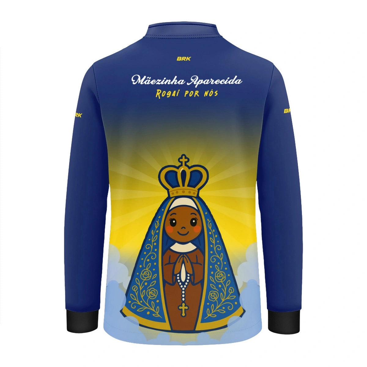 Camisa UV50 Agro Infantil Brk Mãezinha Aparecida Rogai Por Nós - Brk Agro