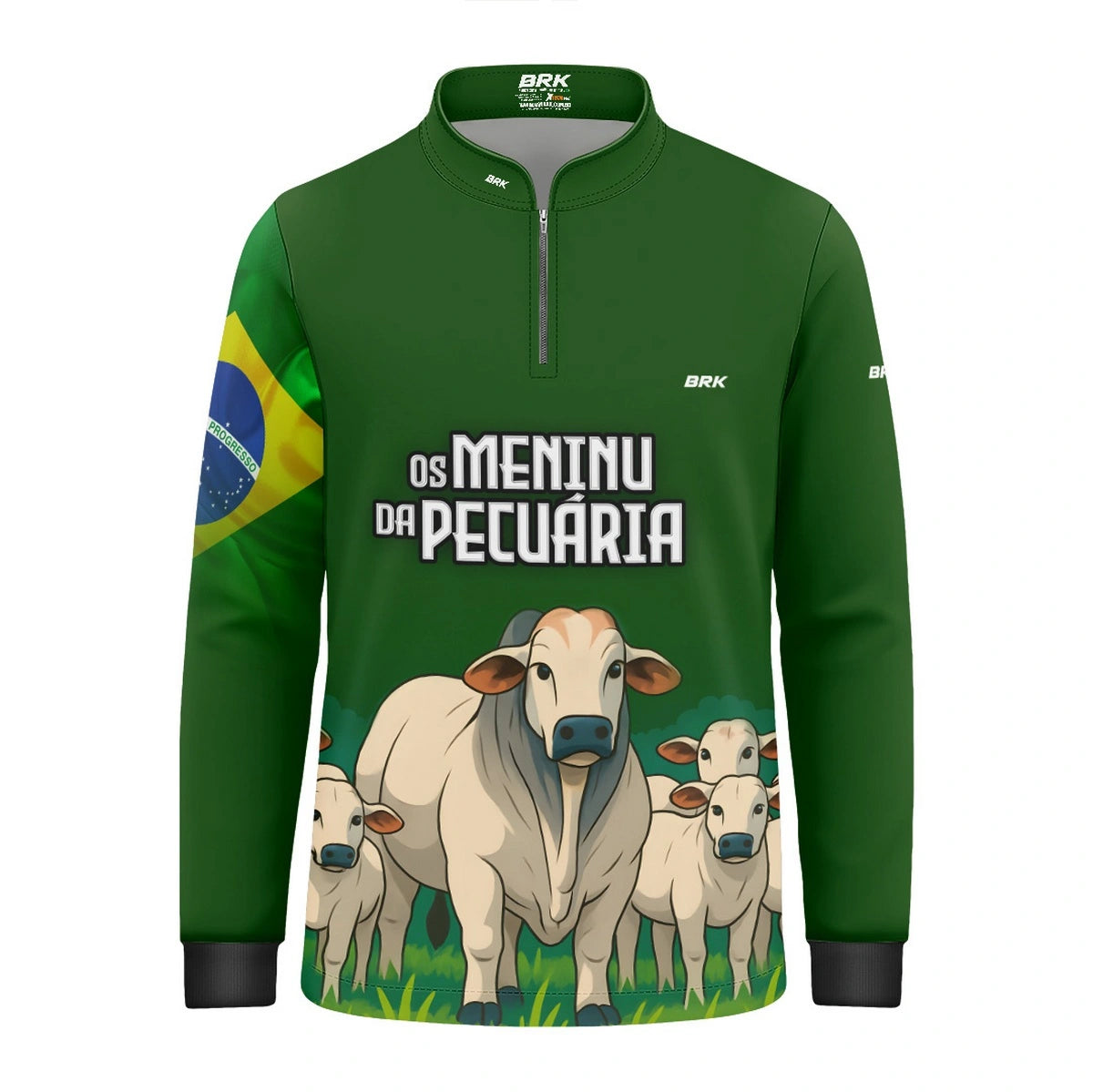 Camisa UV50 Agro Infantil Brk Os Meninu da Pecuária - Brk Agro