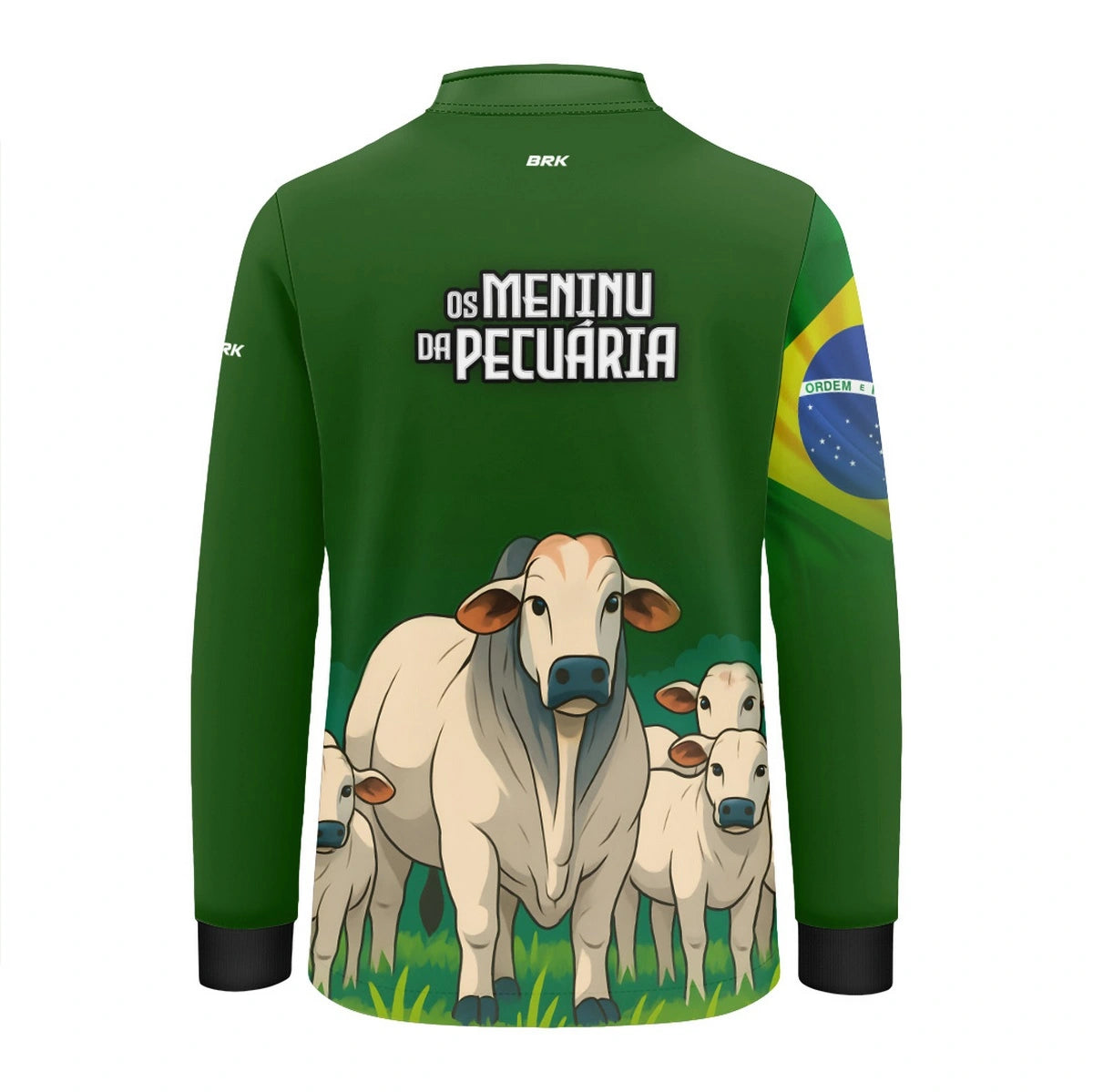 Camisa UV50 Agro Infantil Brk Os Meninu da Pecuária - Brk Agro