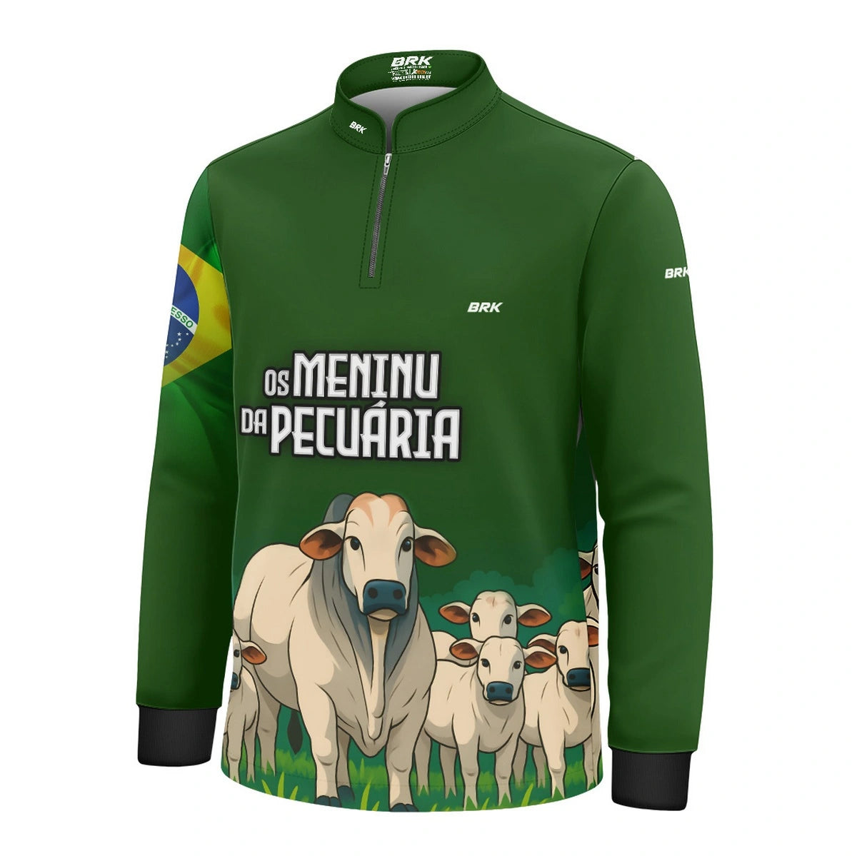 Camisa UV50 Agro Infantil Brk Os Meninu da Pecuária - Brk Agro